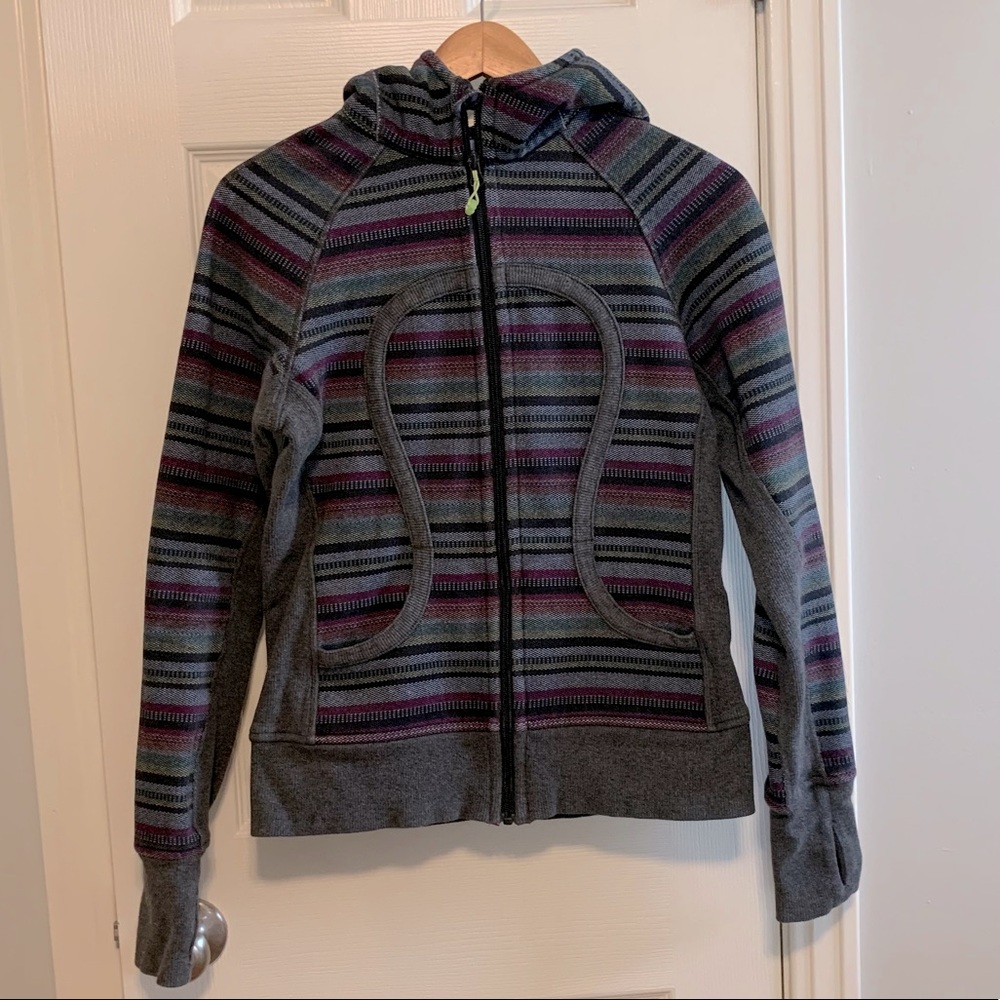 Lululemon Poncho Stripe Scuba Hoodie